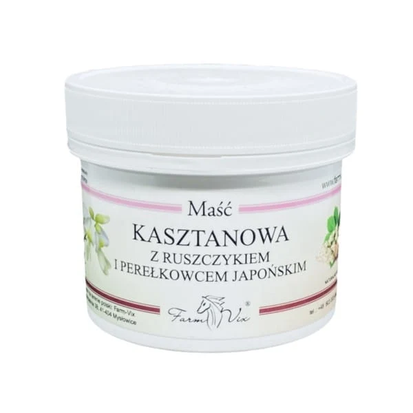 FarmVix Kastanien-Salbe mit Ruscus und Perloma japonica 150ml