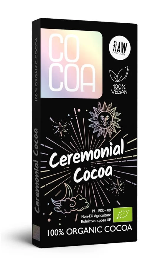 CEREMONIAL COCOA (100% bitterer Kakao) BIO 50 g - COCOA