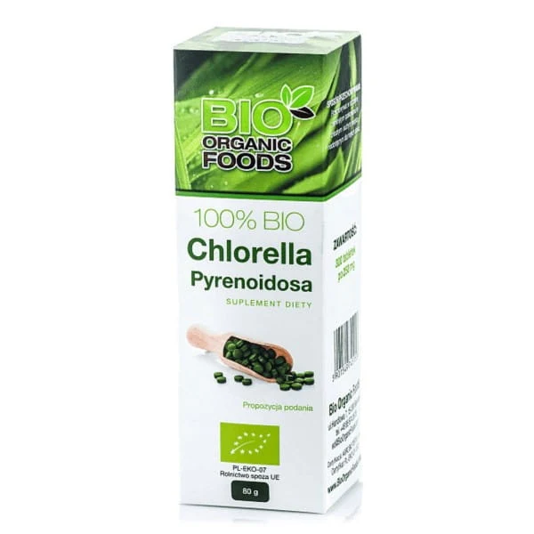 PYRENOIDOSA CHLORELLA BIO (250 mg) 320 COMPRIMÉS - BIO ORGANIC FOODS