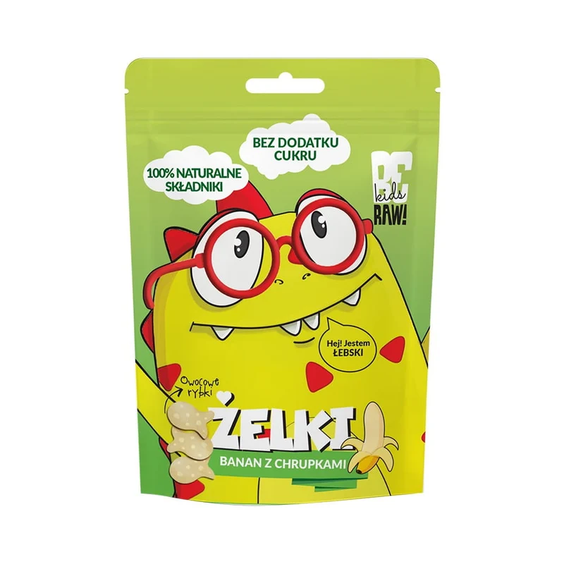 Gummibärchen ohne Zuckerzusatz Banane mit Chips 35 g