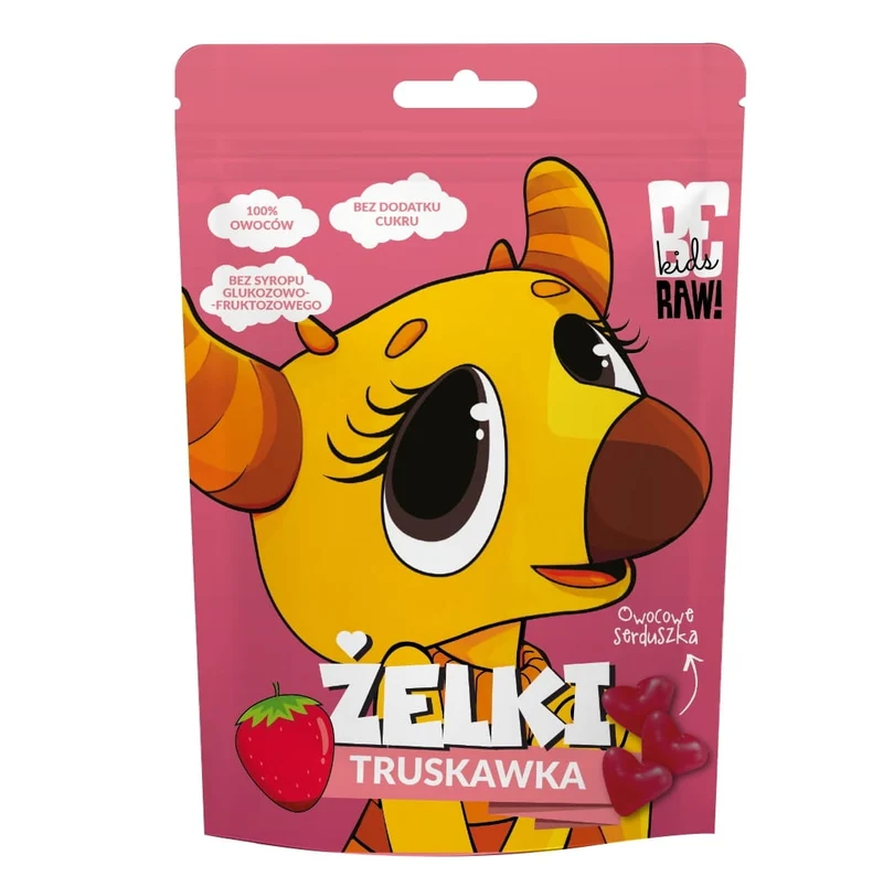 BeRAW Kinder Erdbeer-Gelee, 35g