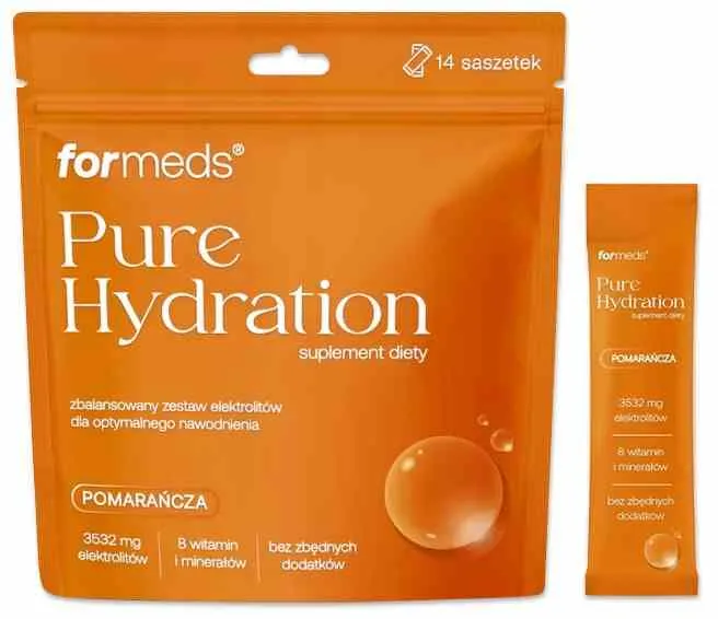 Formeds Pure Hydration Elektrolyte Orangengeschmack 14 Portionsbeutel