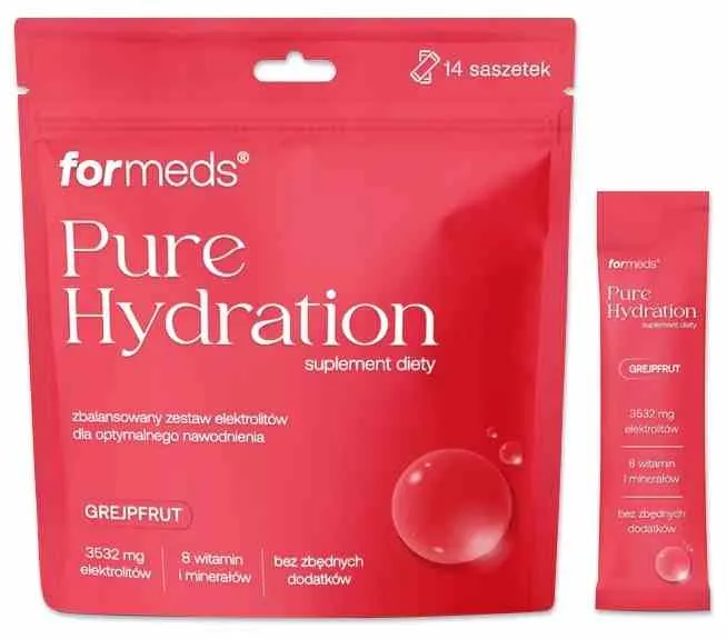 Formeds Pure Hydration Elektrolyte mit Grapefruit-Geschmack 14 Portionsbeutel