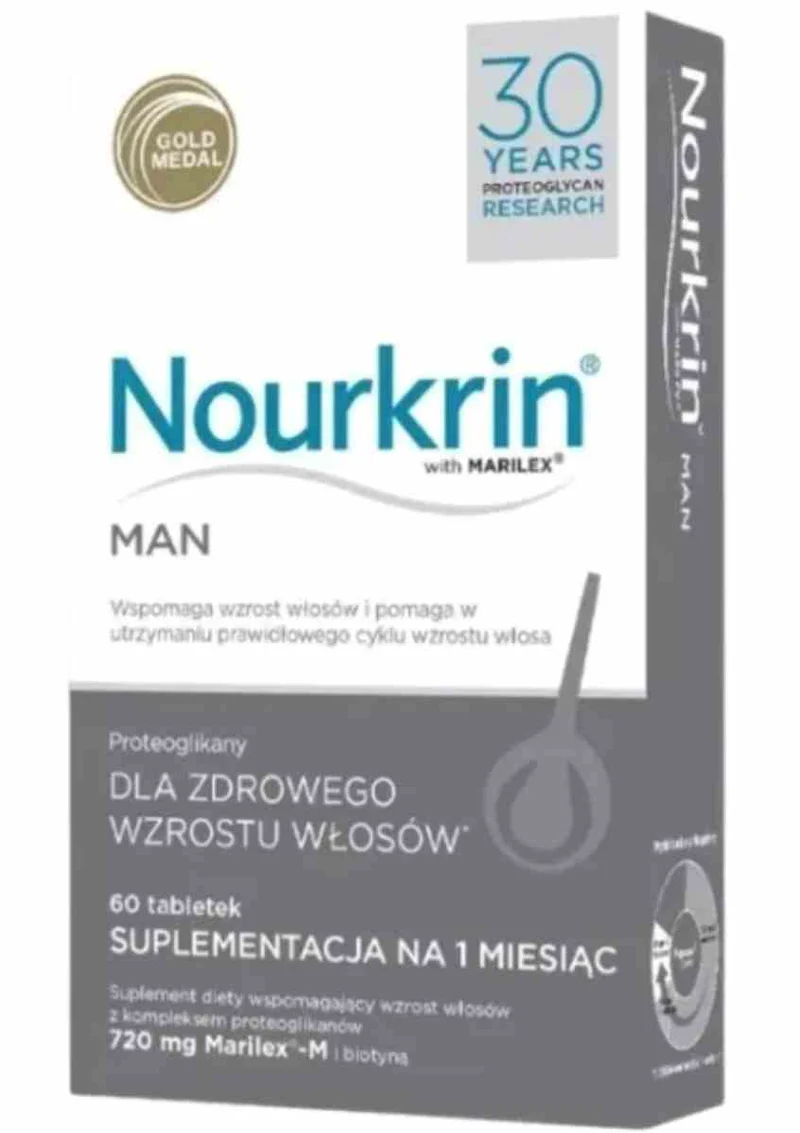 Trichopartner Nourkrin Man Proteoglykane 60 Tabletten