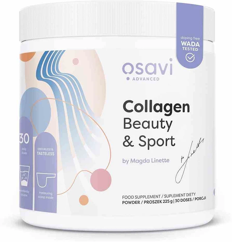 Osavi Collagen Beauty & Sport Collagen von Magda Linette Pulver 225 g