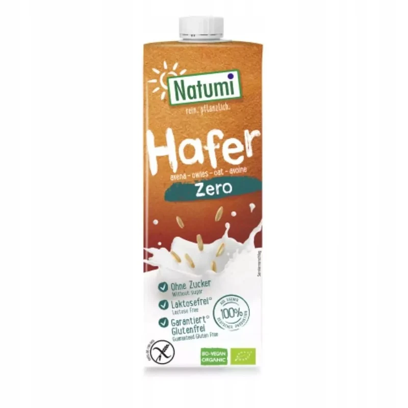 Natumi Haferdrink enthält keinen Zucker Glutenfrei BIO 1 L