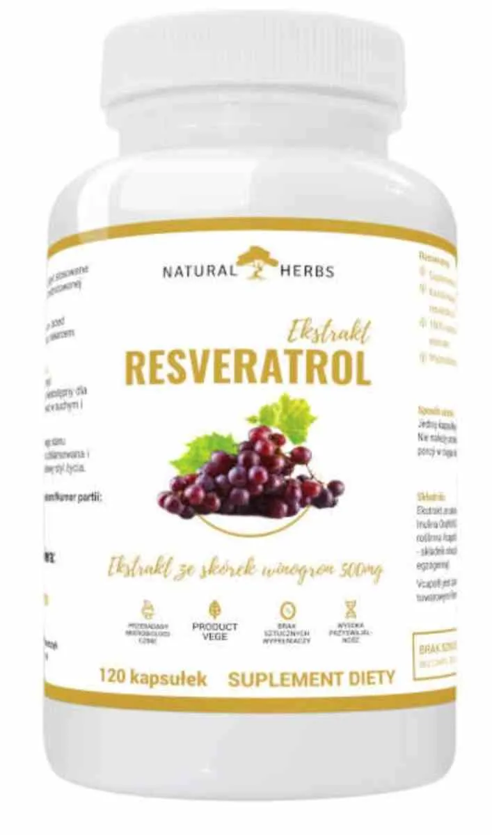 Altopharma Natural Herbs Resveratrol Extrakt 500mg 120 Kapseln