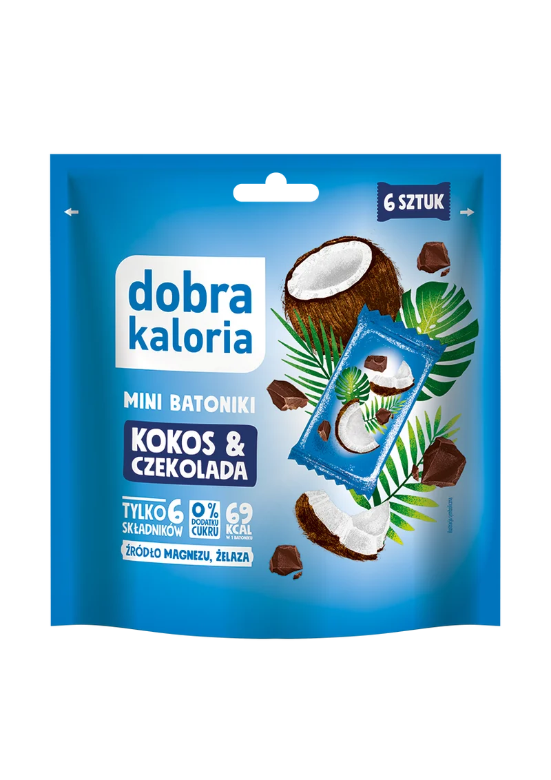 Good Calories Mini-Riegel Kokosnuss & Schokolade 102 g