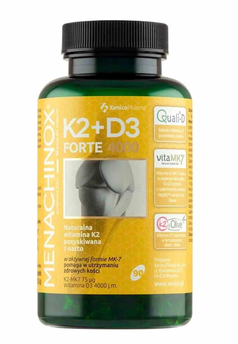 Xenico Pharma Menachinox K2+D3 Forte 4000 90 Kapseln