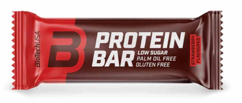 BioTech USA Protein-Riegel 70g mit Erdbeergeschmack