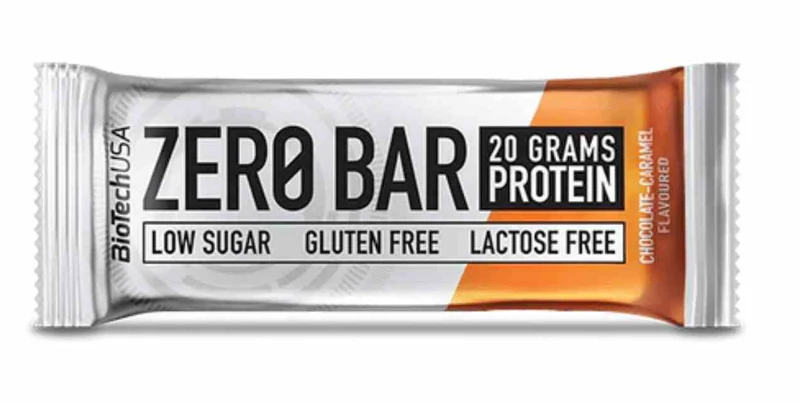 BioTech USA Zero Bar 50g mit Schokoladen- und Karamellgeschmack