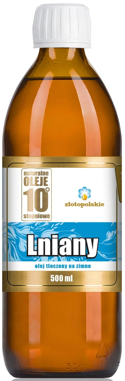 Huile de lin pressée à froid 500 ml - POLISH GOLD