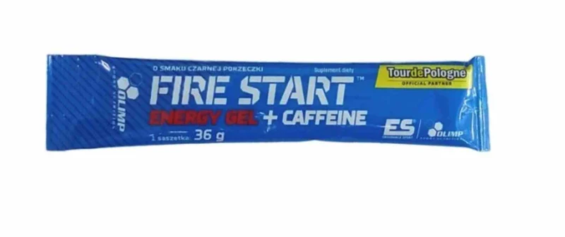 Olimp Fire Energy Gel + Koffein 36g schwarzer Johannisbeergeschmack
