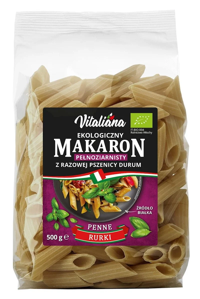 PENNE MAKARON (RICE DURUM WHEAT) BIO 500 g - VITALIANA