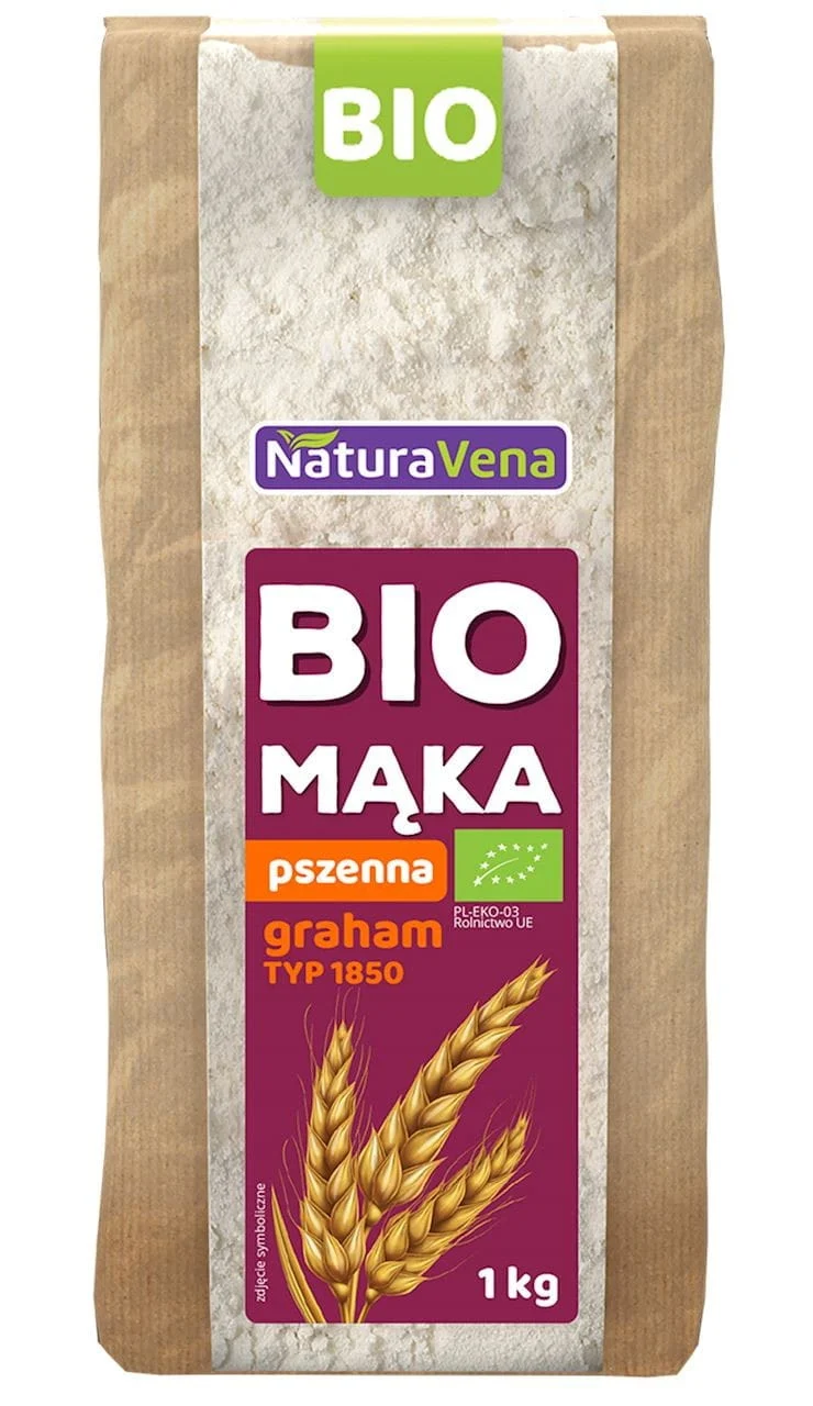 Farine de BLE GRAHAM TYPE 1850 BIO 1 kg - NATURAVENA