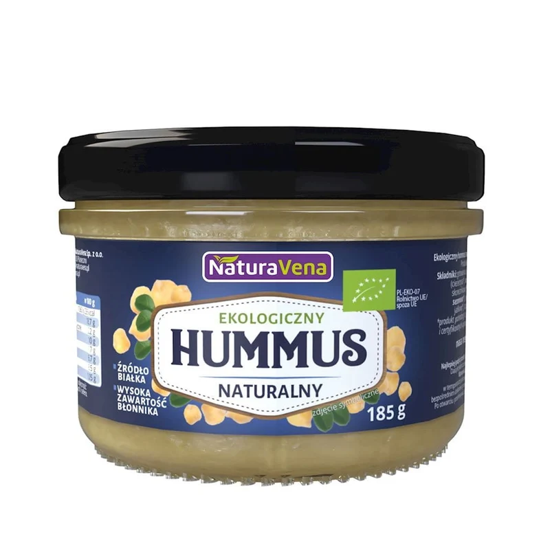 NATURAL HUMMUS BIO 185 g - NATURAVENA