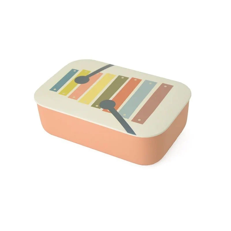 PLA PLASTIC LUNCHBOX FOR CHILDREN JUST LIKE MUSIC 800 ml - CHIC MIC