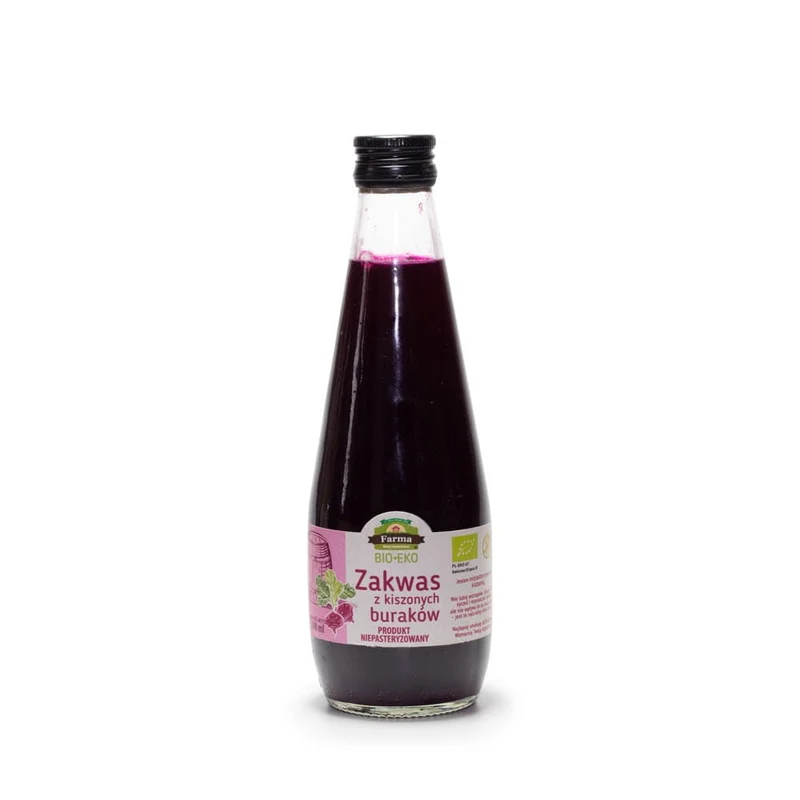 Glutenfreie eingelegte Rote Bete Ferment BIO 300 ml - FARMA ŚWIĘTOKRZYSKA