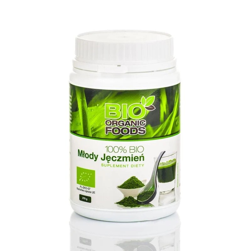 100% orge jeune BIO 300g jus en poudre BIO ORGANIC FOODS