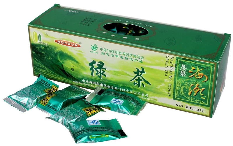 Komprimierte Grünteewürfel 125g MERIDIAN