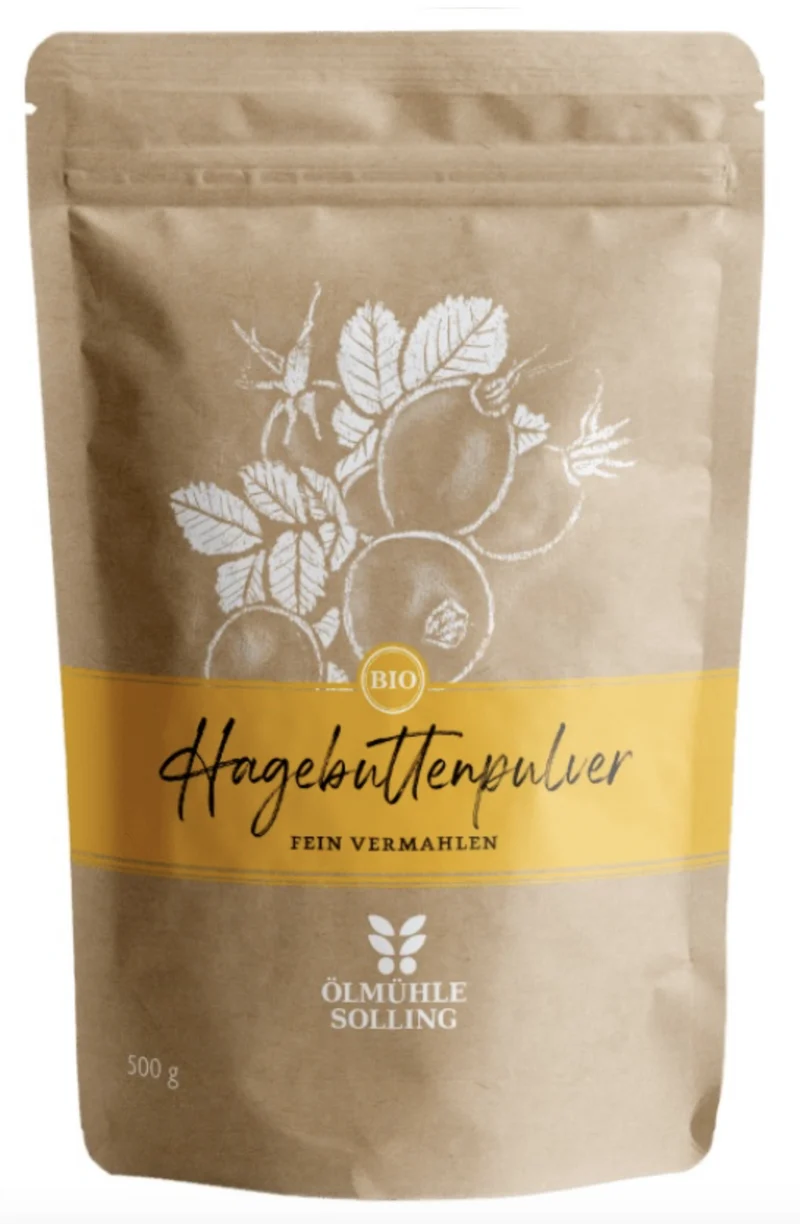 BIO Hagebuttenpulver 500 g Ölmühle Solling