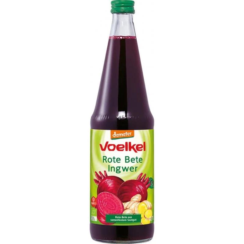 Eingelegte Rote Bete Saft mit Ingwersaft BIO Demeter 700 ml - VOELKEL