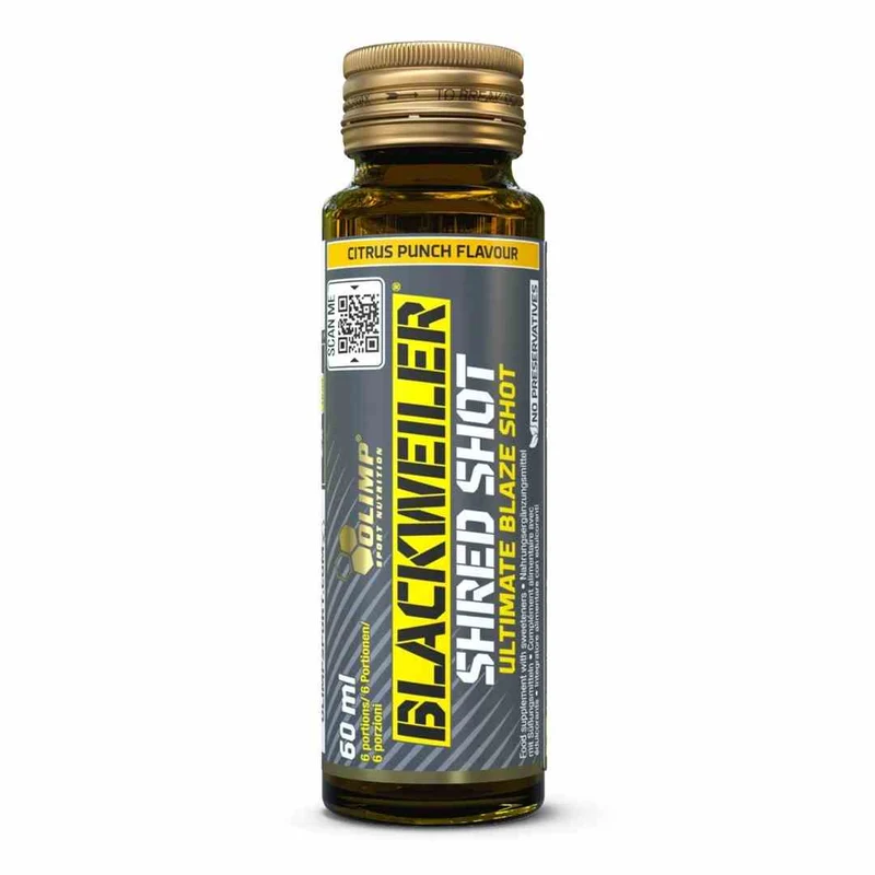 Olimp Blackweiler Shred Shot 60 ml Zitruspunsch-Geschmack