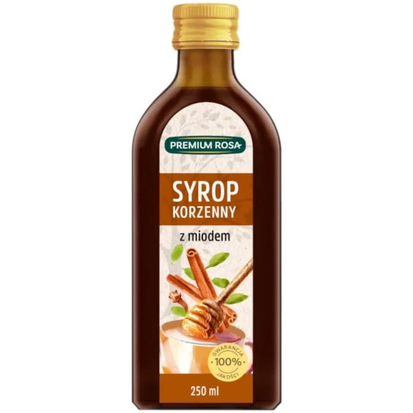 Premium Rosa Sirop d'épices avec miel 250 ml