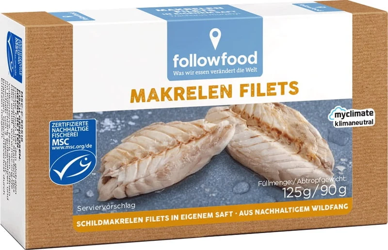 MAKRELA MSC FILES EN SAUCE PROPRE 125 g (90 g) - FOLLOWFOOD