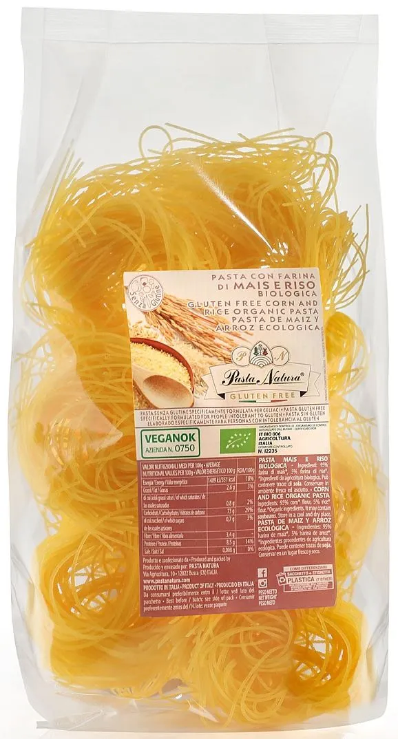 Spaghetti sans gluten BIO 250 g - PASTA NATURA