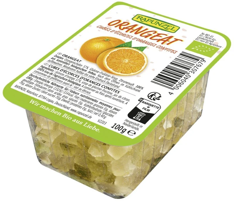 ORANGE CANDIÉE Peau BIO 100 g - RAPUNZEL