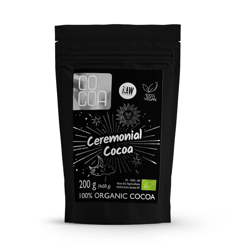 CEREMONIAL COCOA BIO (4 x 50 g) 200 g - COCOA