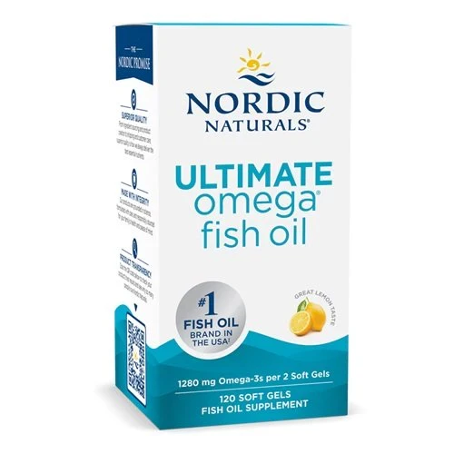 Nordic Naturals Ultimate Omega 1280 mg 120 Weichkapseln Zitronengeschmack
