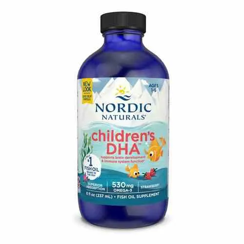 Nordic Naturals Kinder DHA Omega 3 flüssig Erdbeergeschmack 237 ml