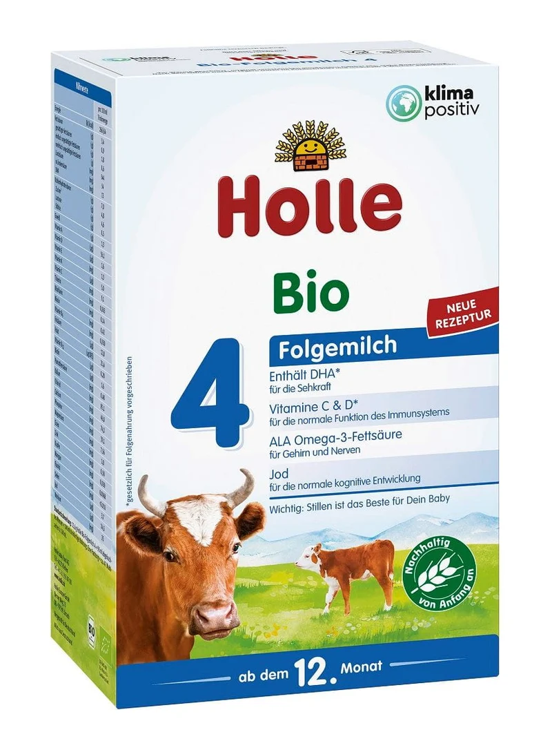 KUHMILCH 4 VON EINEM JAHR BIO 600 g - HOLLE