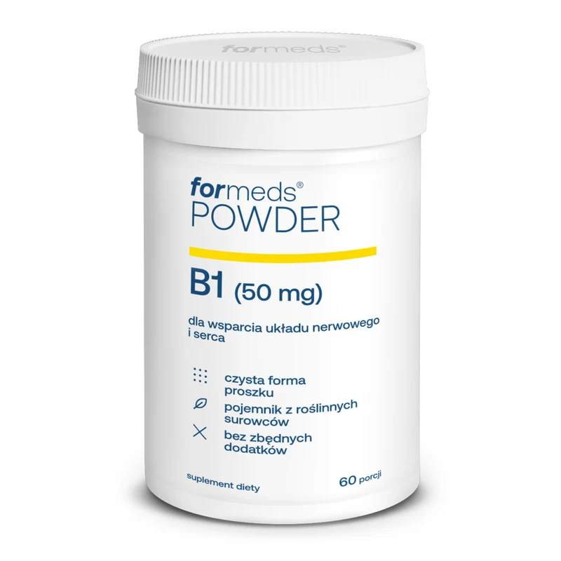 ForMeds Pulver B1 Vitamin B1 Thiamin 50 mg 60 Portionen.