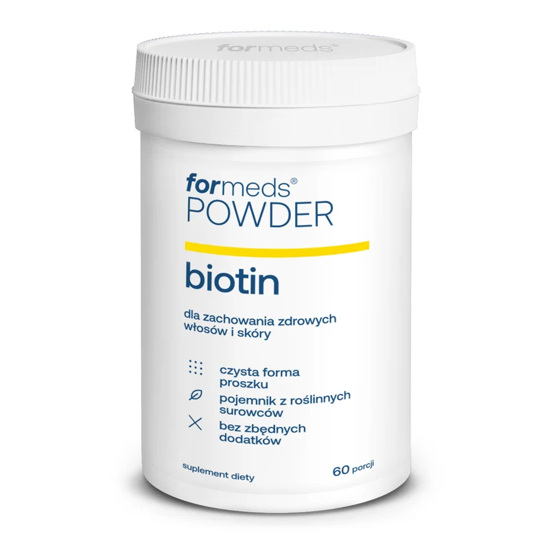 ForMeds Pulver BIOTIN Vitamin B7 Biotin 2500 µg 60 Portionen
