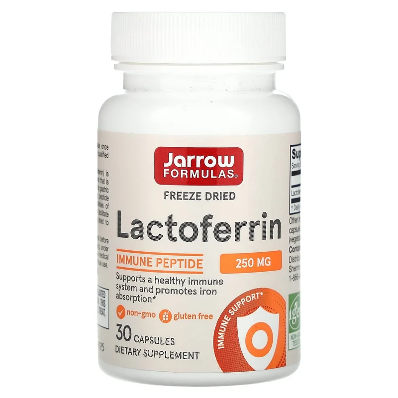 JARROW FORMULAS Lactoferrin 250 mg - Lactoferrin 250 mg (30 Kapseln).