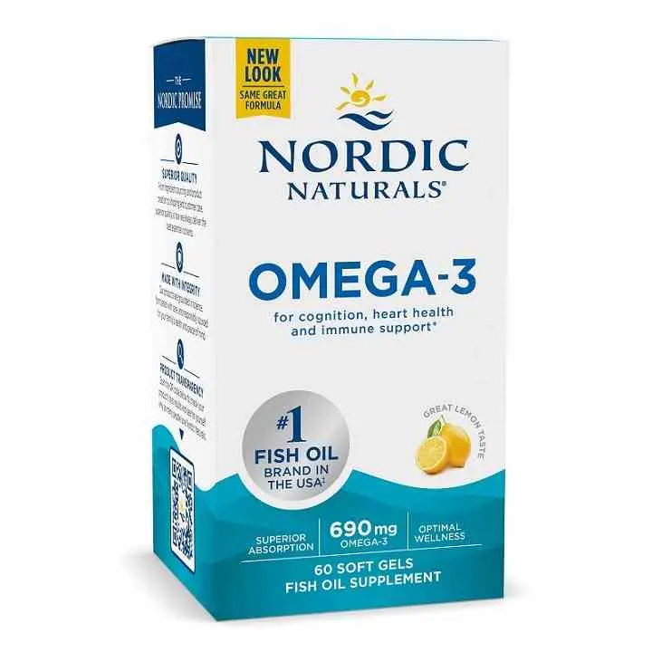 Nordic Naturals Omega-3 690mg 120 Weichkapseln Zitronengeschmack