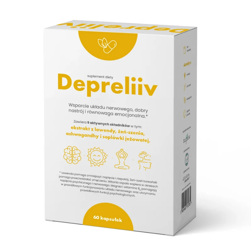 DEPRELIIV - Nervensystem, gute Laune 60 Kapseln.