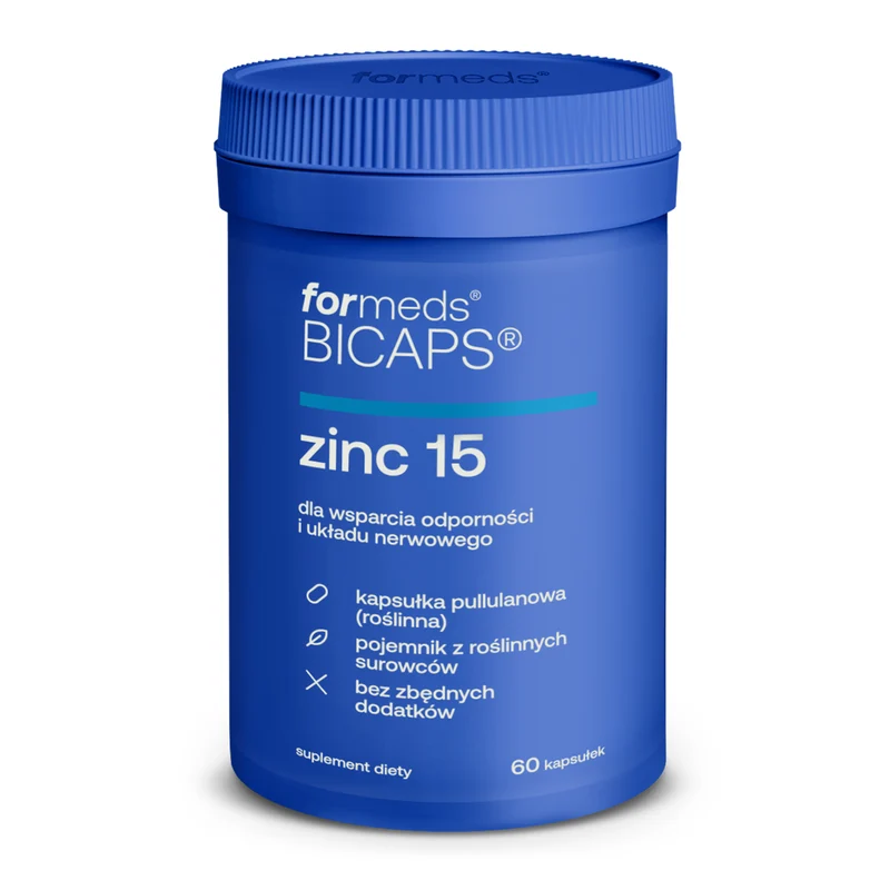 ForMeds Bicaps Zink 15 Zink und Kupfer 60 Kapseln