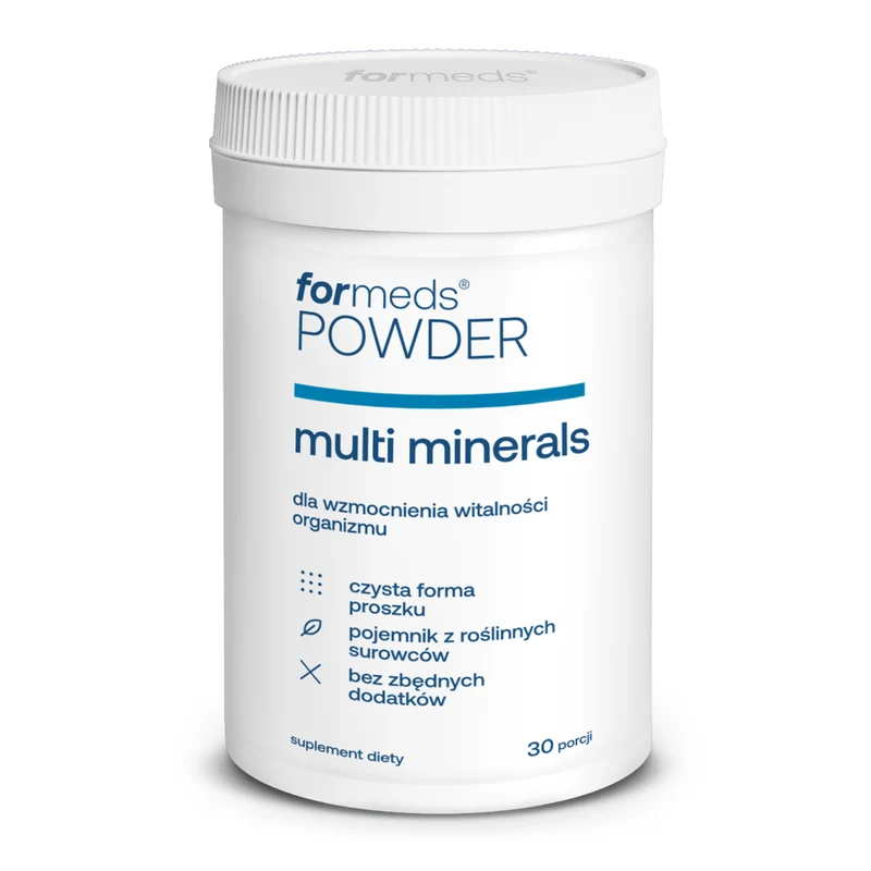 ForMeds Pulver Multi Mineralien Satz von 11 Mineralien