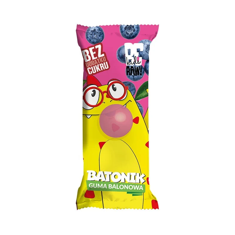 Barre sans sucre ajouté, bubble gum 25 g - PURELLA SUPERFOODS