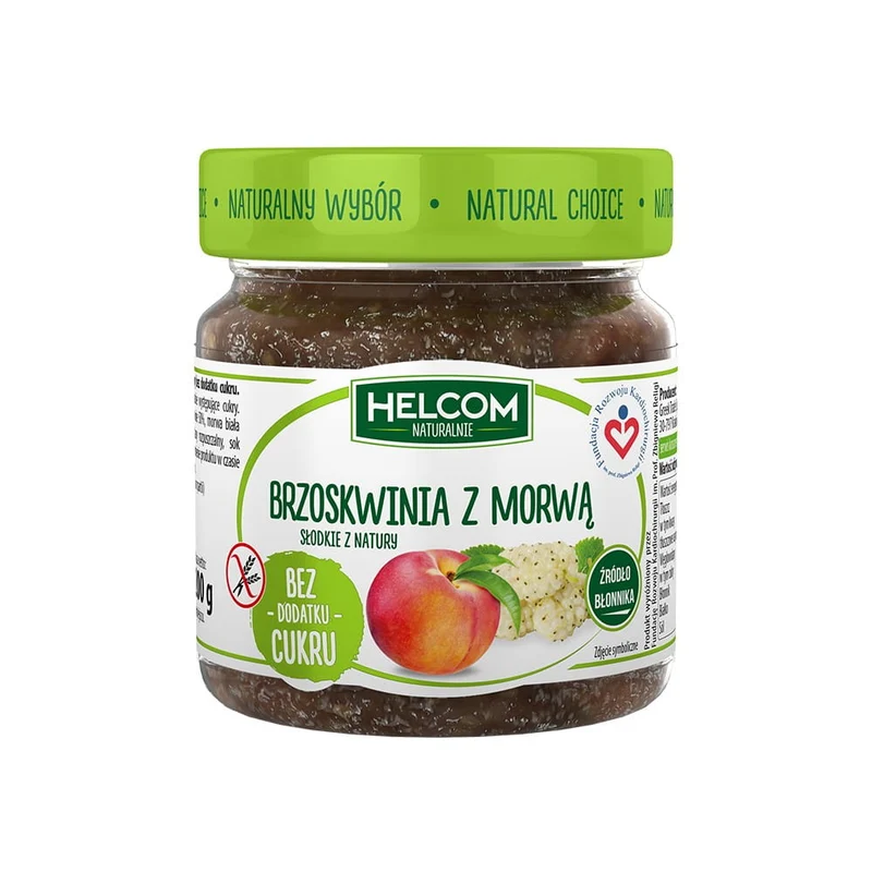 Pâte de fruits pêche et mûrier 200 g - HELCOM