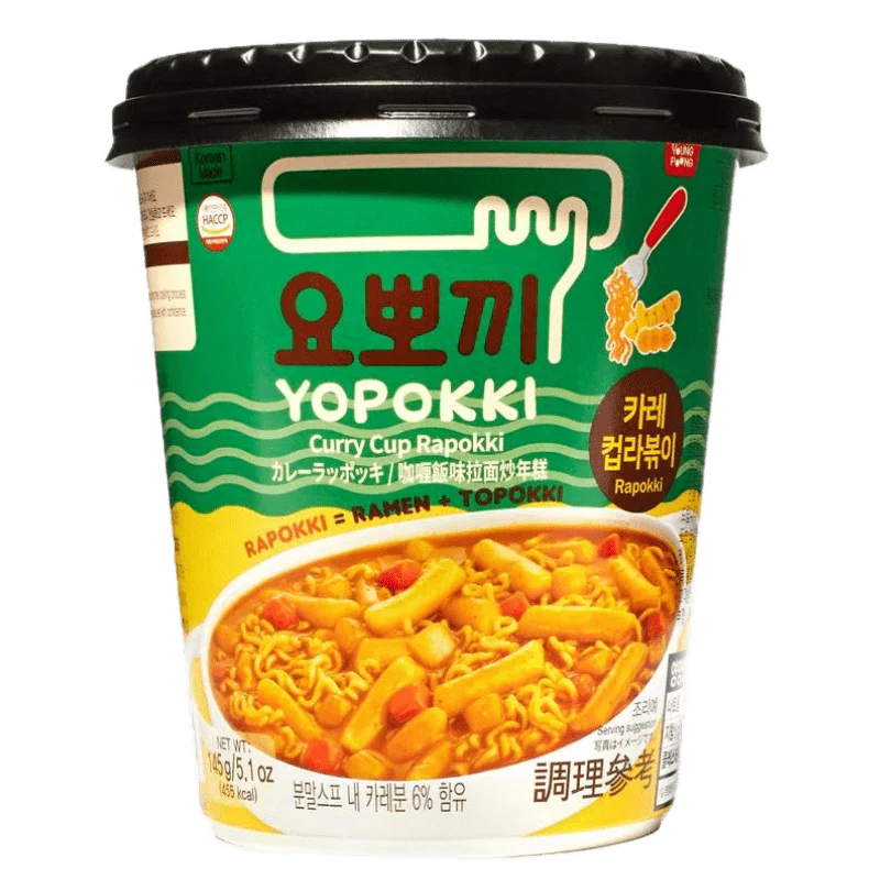 Yopokki-Tasse Curry-Rapokki 145 g