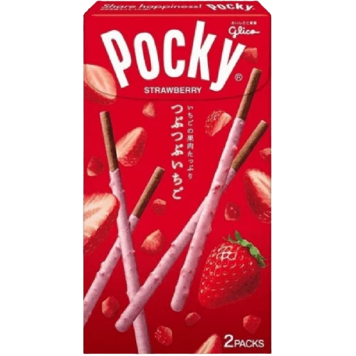 Pocky Erdbeerflocken Japan 58 g