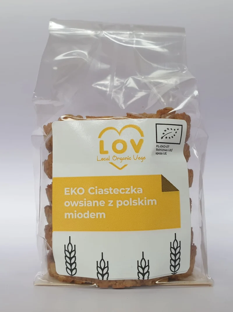 Galettes d'avoine au miel polonais 240g EKO LOCAL ORGANIC VEGE