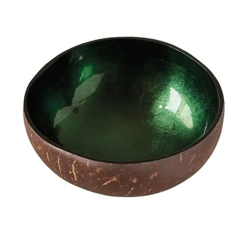 Bol décoratif en coque de noix de coco verte - CHIC - MIC
