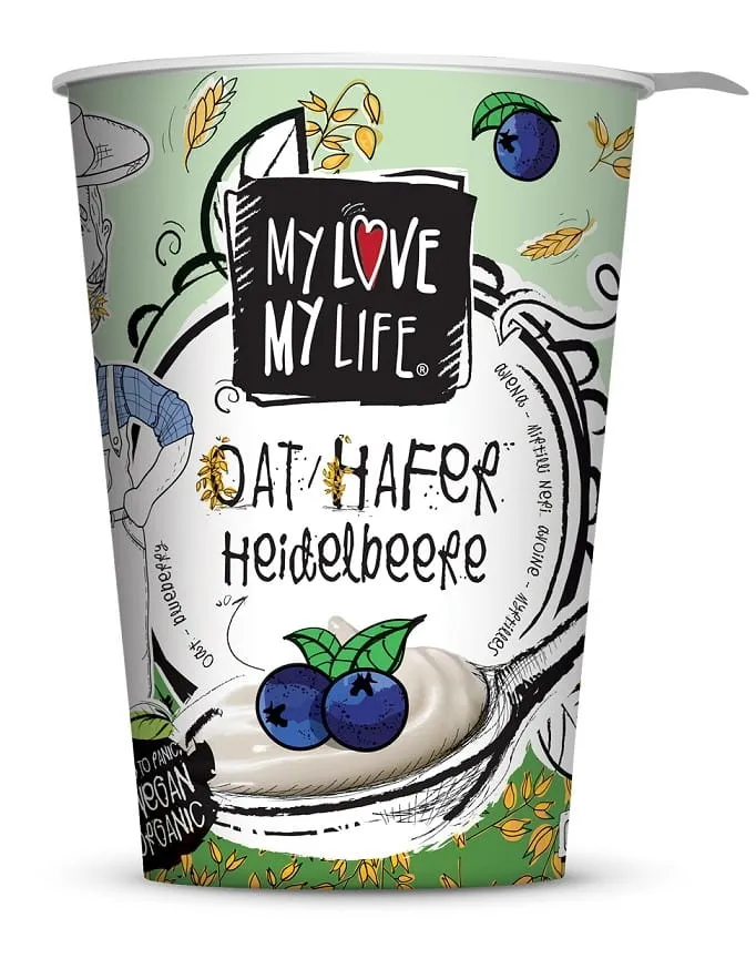 Vente dessert avoine aux myrtilles BIO 400 g - MY LOVE MY LIFE
