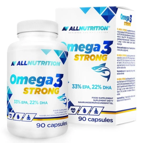 OMEGA 3 fort 90 caps accrocheur ALLNUTRITION